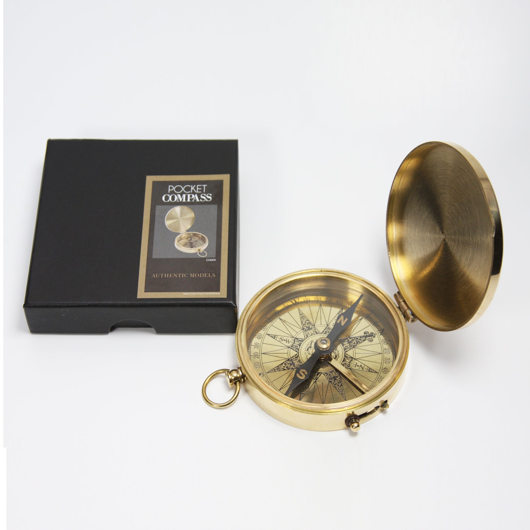Shoptreed Antique Nautical Brass Pocket Compass Compass - Buy