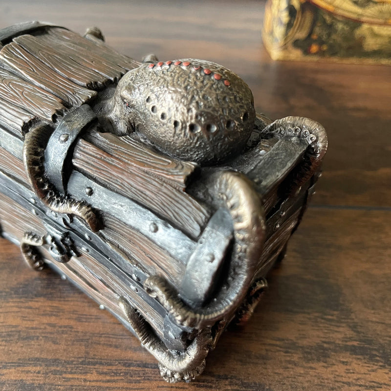 Steampunk Octopus Treasure Chest Trinket Box