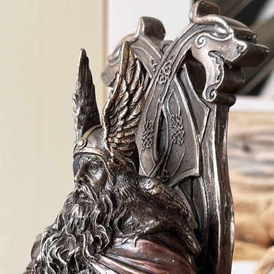 Odin Sitting On Throne Statue