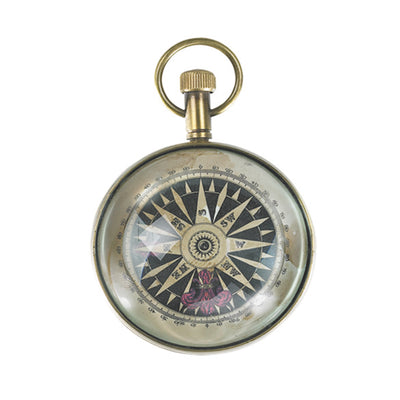 Pocket Watch With Convex Optical Glass And Stand