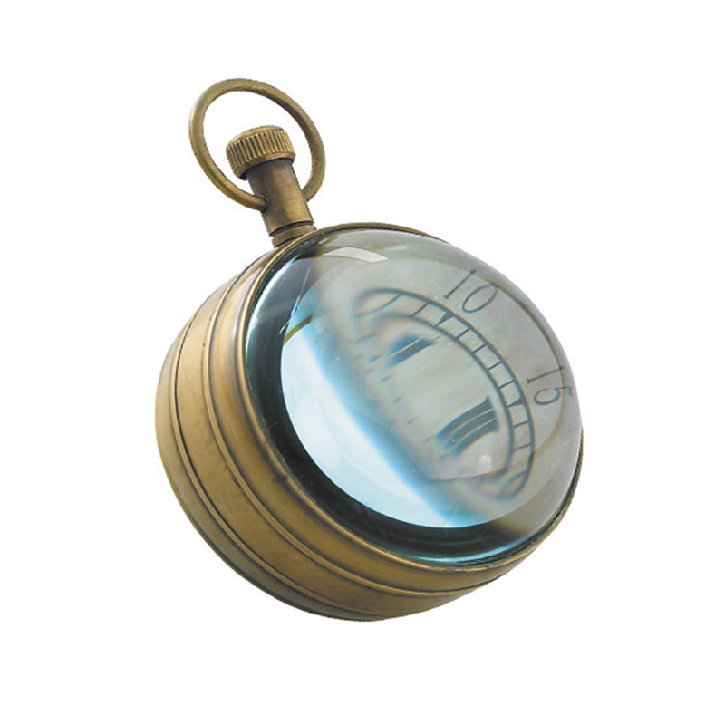 Pocket Watch With Convex Optical Glass And Stand