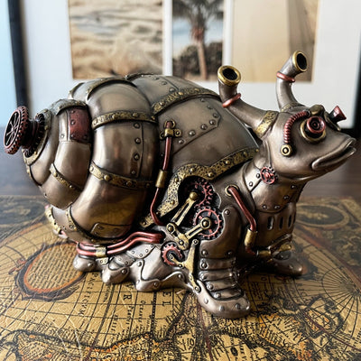 Steampunk Giant Land Snail With Trinket Box