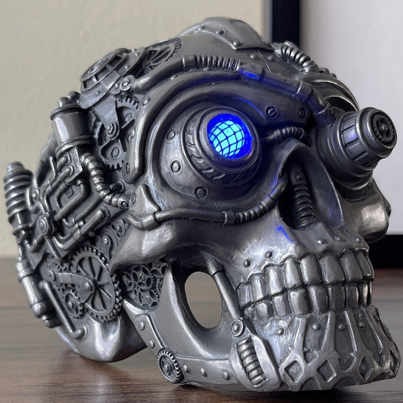 Steampunk Laser Eye Skull