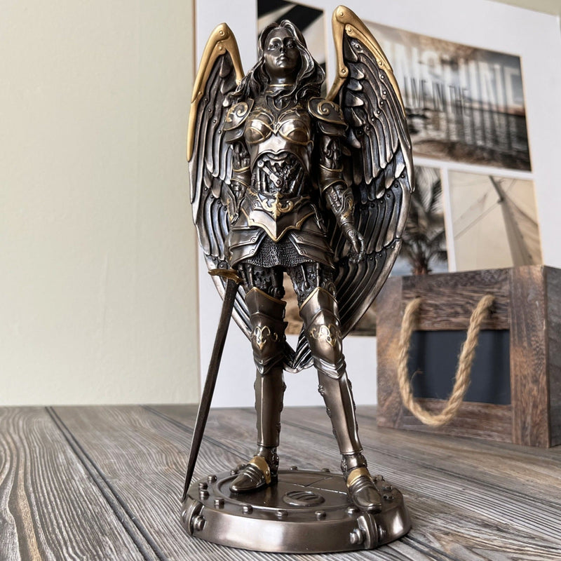 Steampunk Mechanical Angel Statue