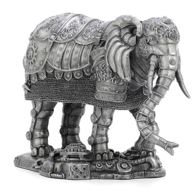 Steampunk Mechanical Elephant Statue Decor