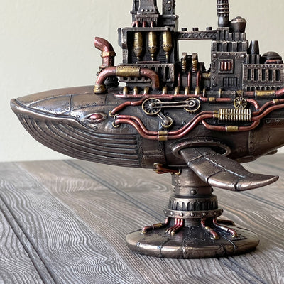 Steampunk Galactic Colony Whale Statue