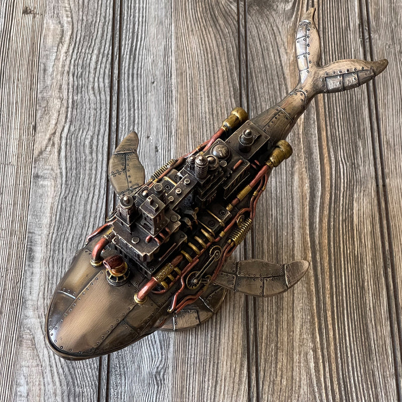 Steampunk Galactic Colony Whale Statue