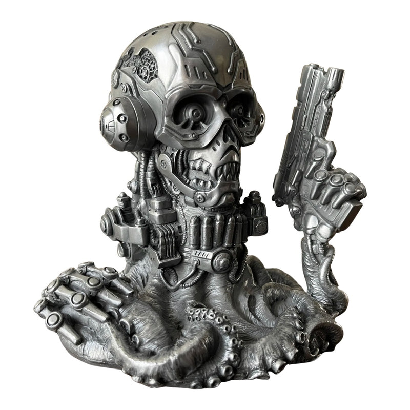 Steampunk Roboctopus Skull