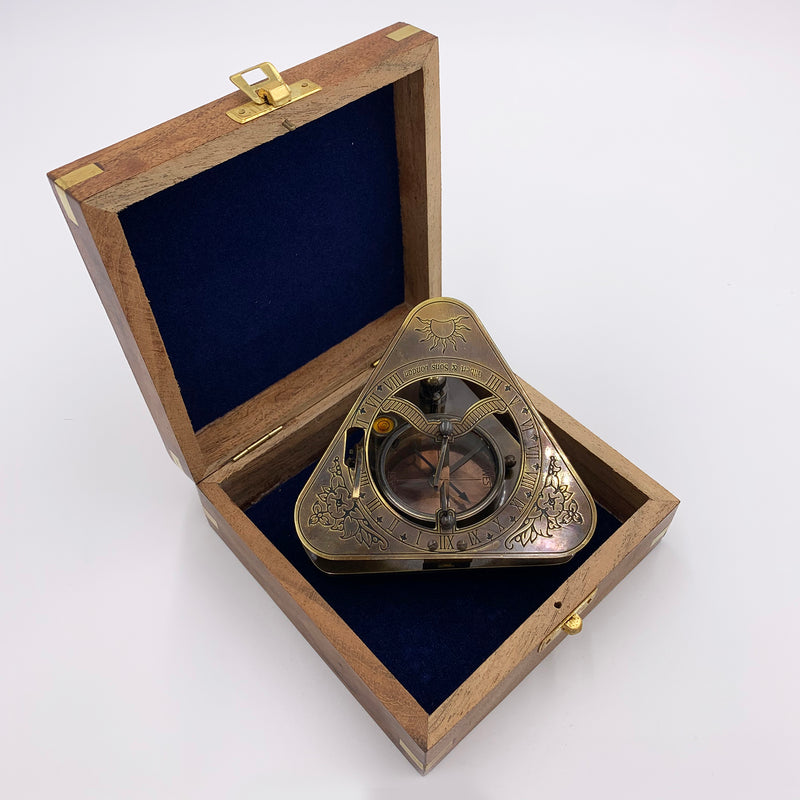 Sundial  Compass With Gift Box