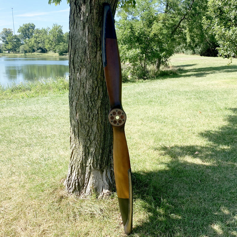 Large Wooden WWI Biplane Propeller