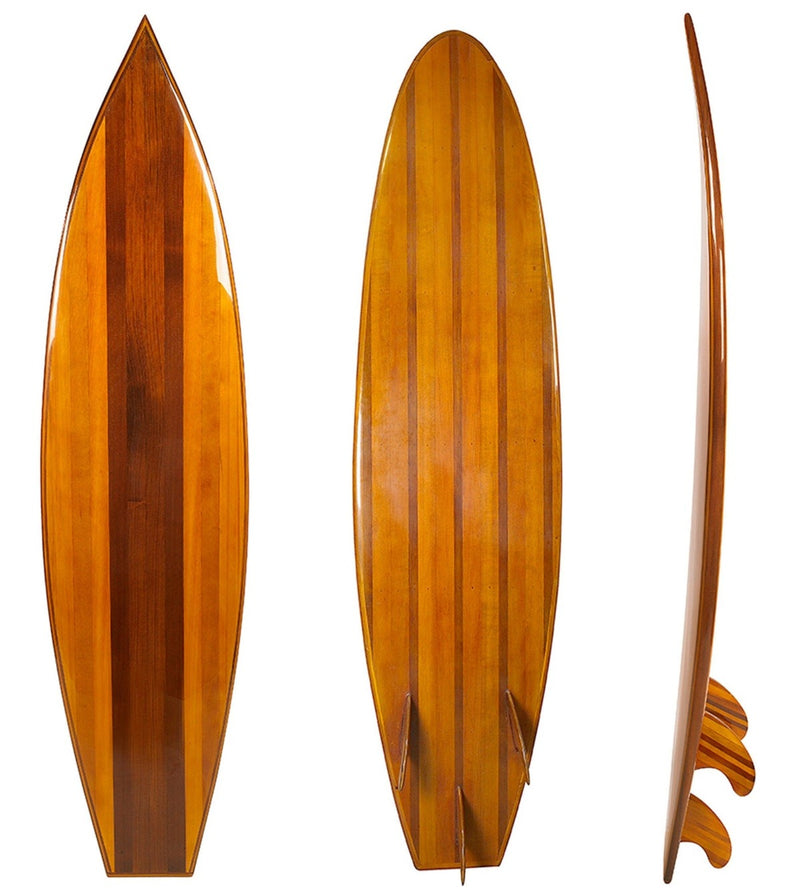 Wooden Short Surf Board