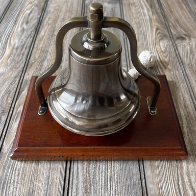 Classic Ship's Bell With Stand