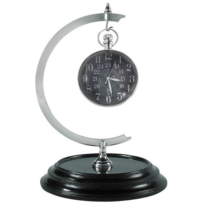 Convex Optical Glass Desk Clock
