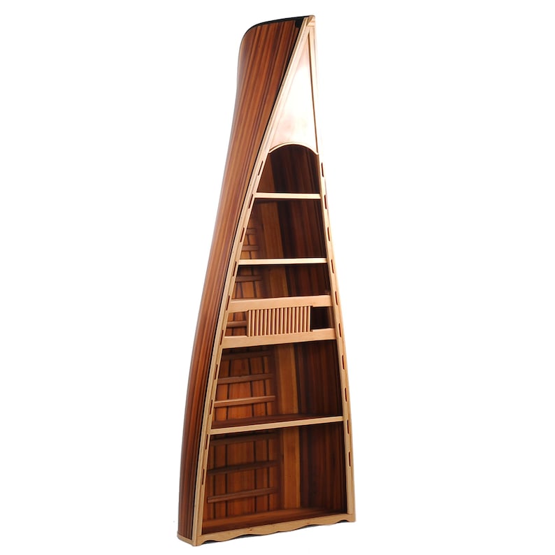 Cedar Strip Canoe Shelf Cabinet