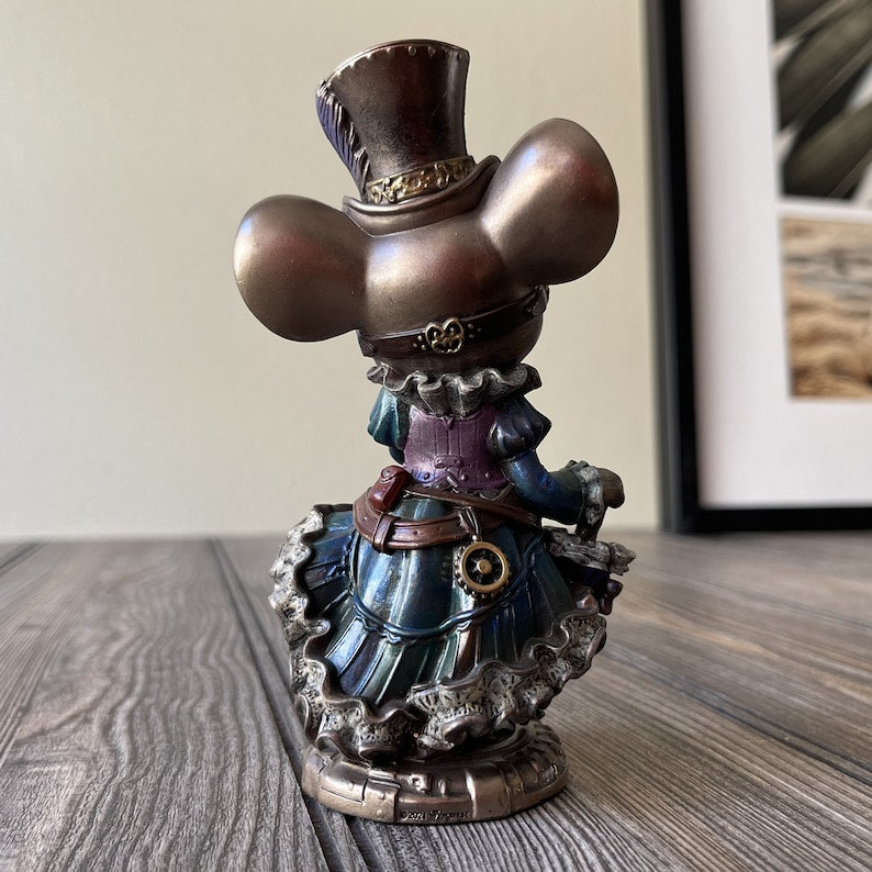 Steampunk Lady Mouse With Hat And Parasol